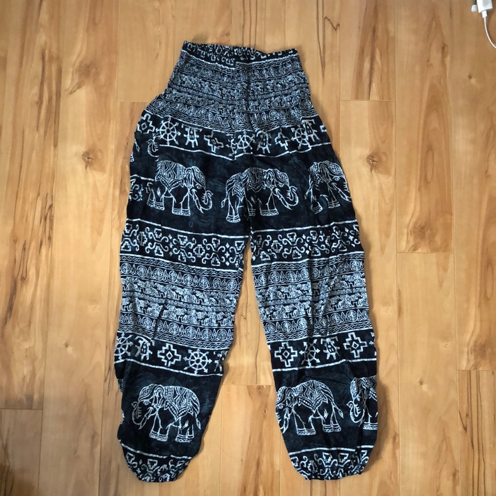 Harem pants - elephant print